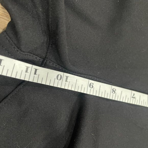 NWT Women's Lg DKNY Jeans Black Midweight Straight Leg Ponte Comfy Stretch Pants - Picture 13 of 15